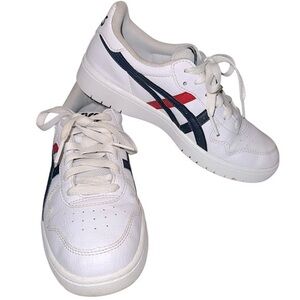 Asics Japan S White/ Navy/ Red Youth Size 5.5 Women’s size 7
